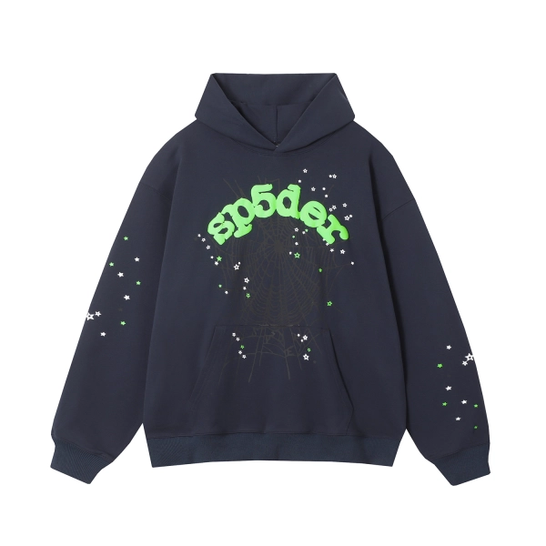 Sp5der Hoodie Navy