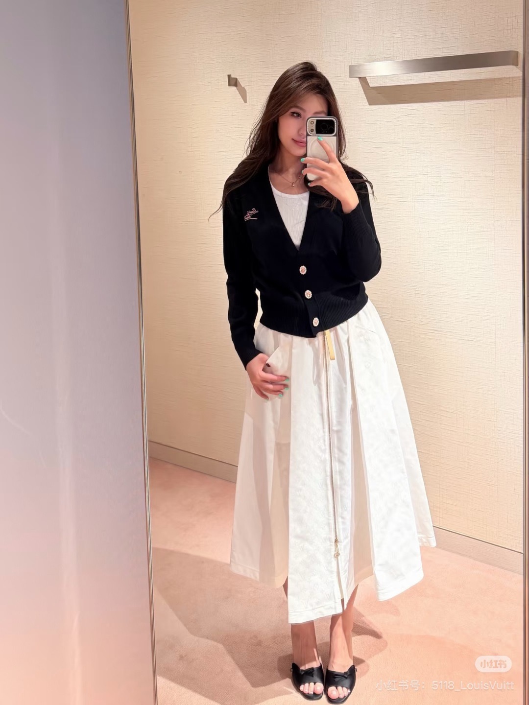 Louis New jacquard skirt
