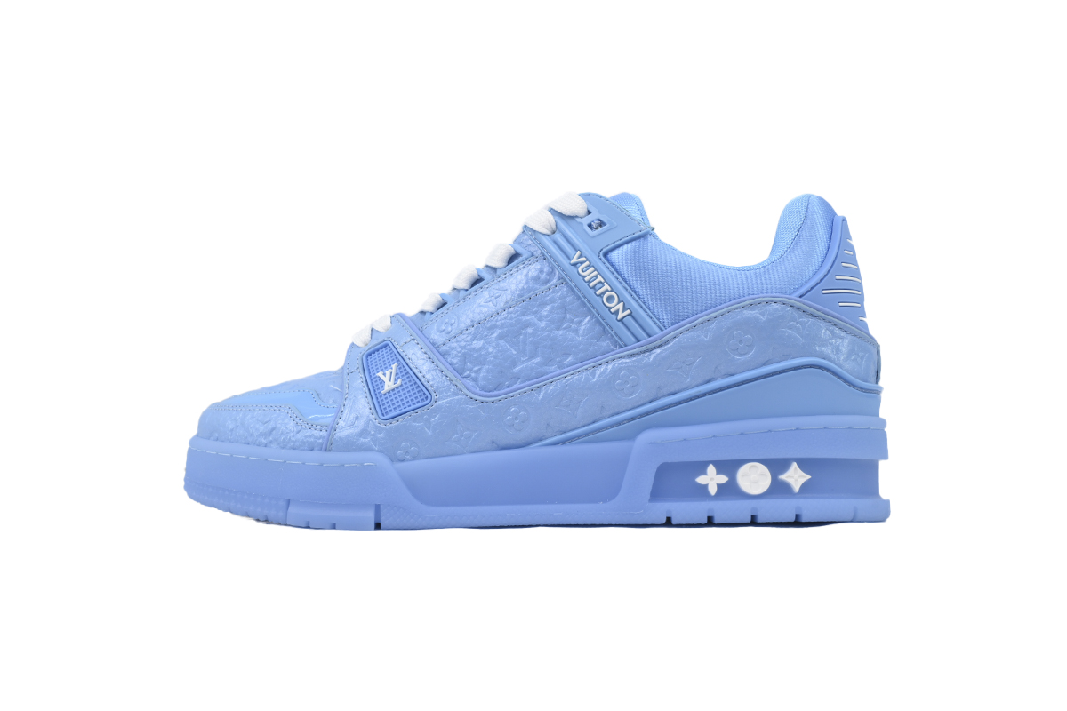 Pkkicks God Batch Louis Vuitton Blue Lychee Patent Leather