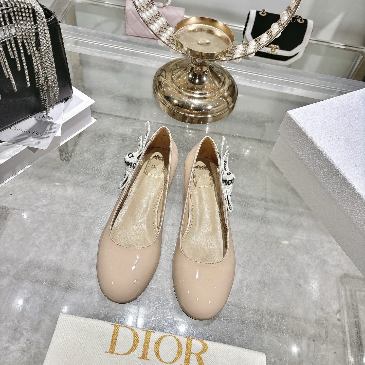 CD New Chunky heel single shoes