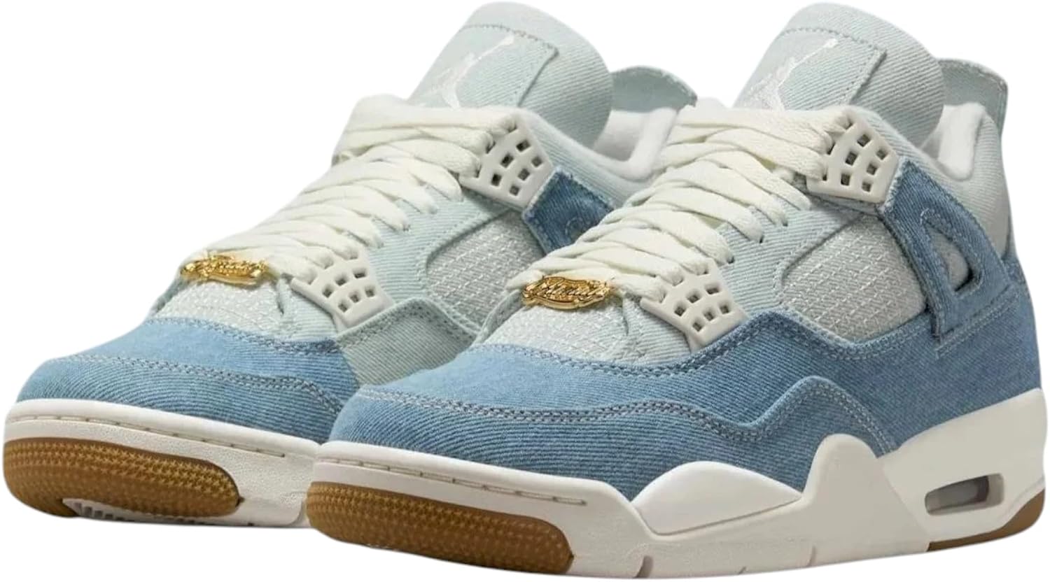 Jordan 4 Retro Tex Denim 'Worn Blue' for women (IB6716 100)