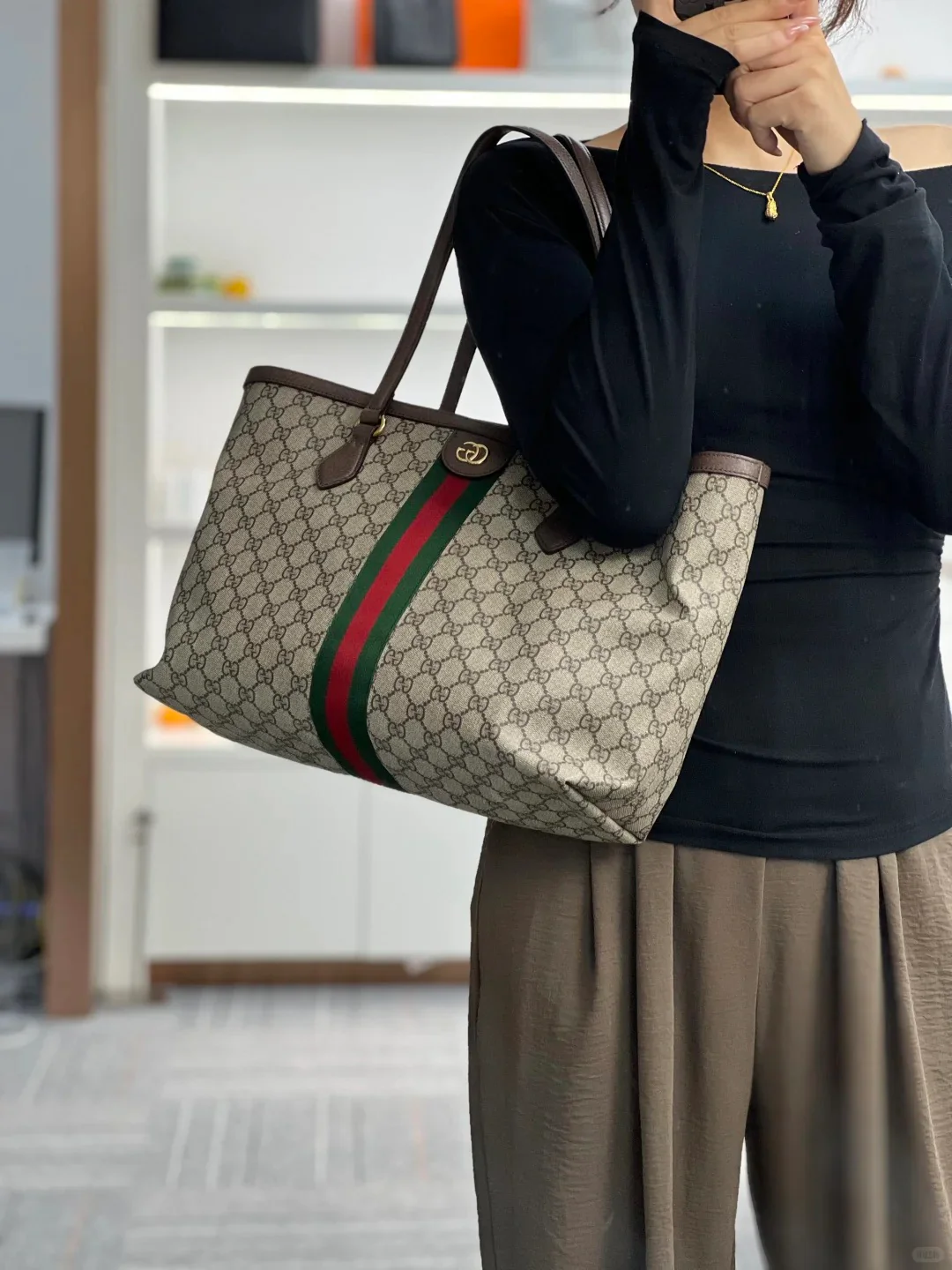 Guc Ophidia medium tote bag