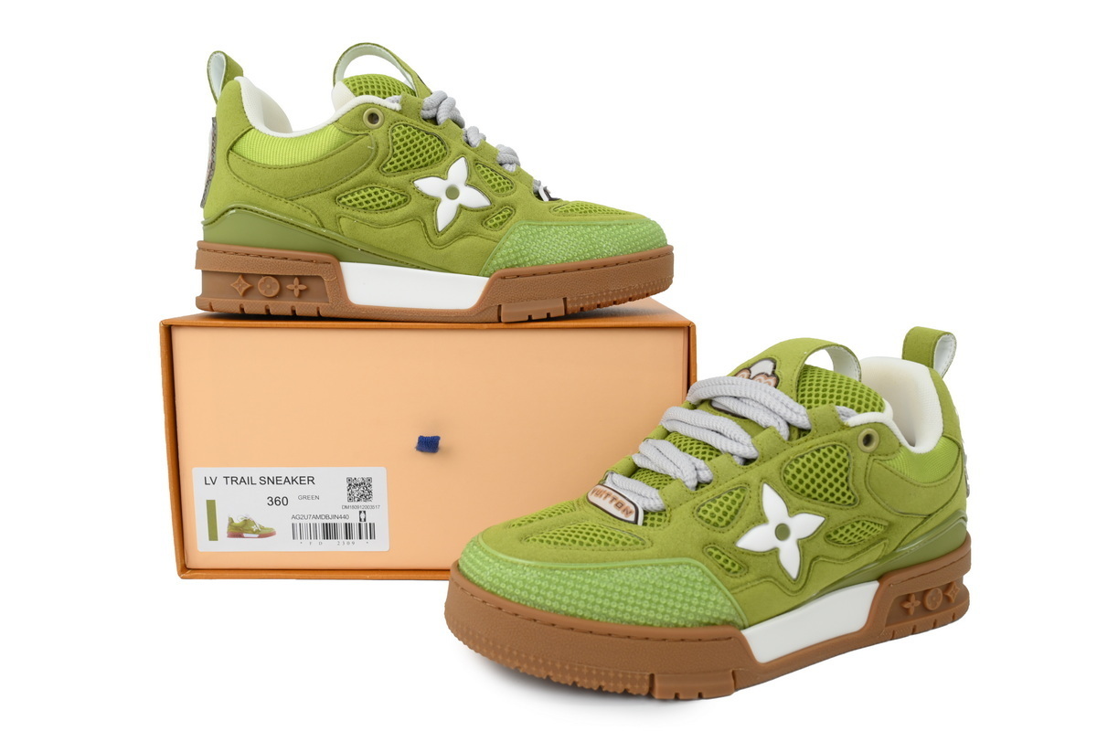 Pkkicks God Batch LOUIS VUITTON Green White