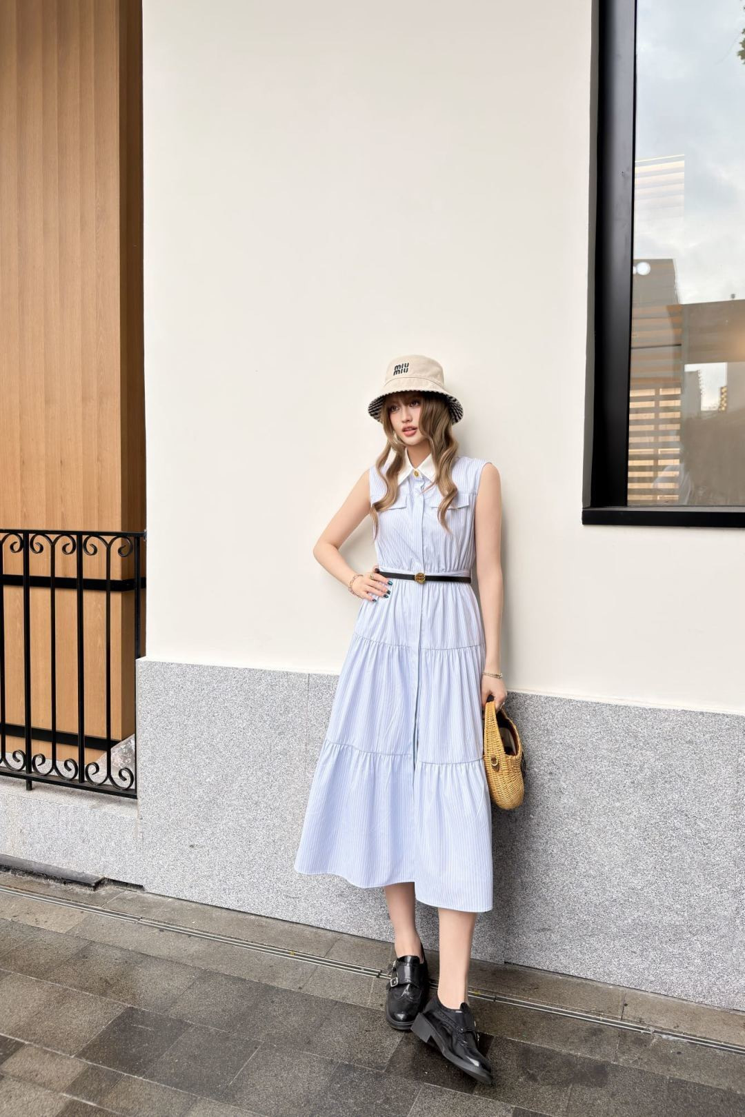 Miu New sleeveless dress