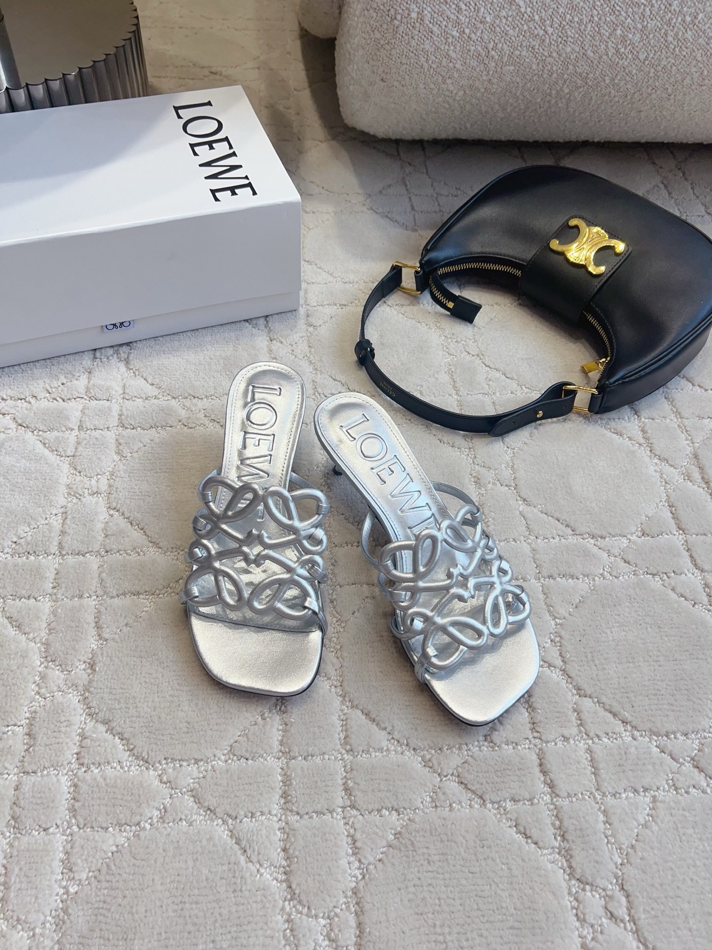 Loew New Woven Square-Toe Slippers