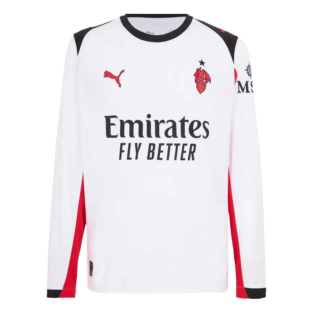 AC Milan Away Long Sleeve Soccer Jersey 2025/26