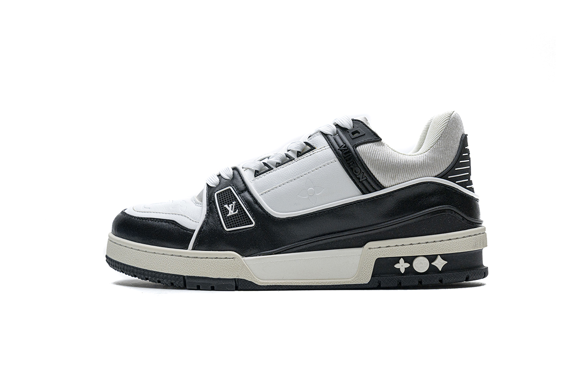 Pkkicks God Batch LOUIS VUITTON 20ss Trainer Black White