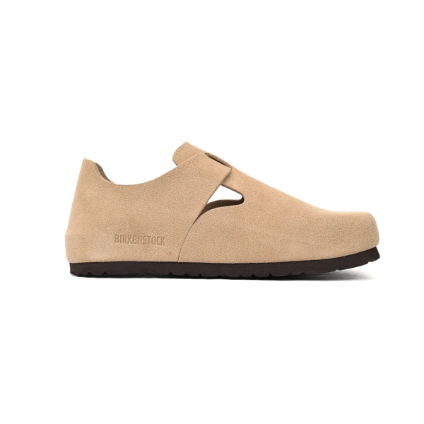 Birkenstock London Suede Sandals Taupe 1010504