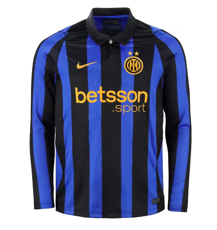 Inter Milan Home Long Sleeves Jersey Fan Version 26/27