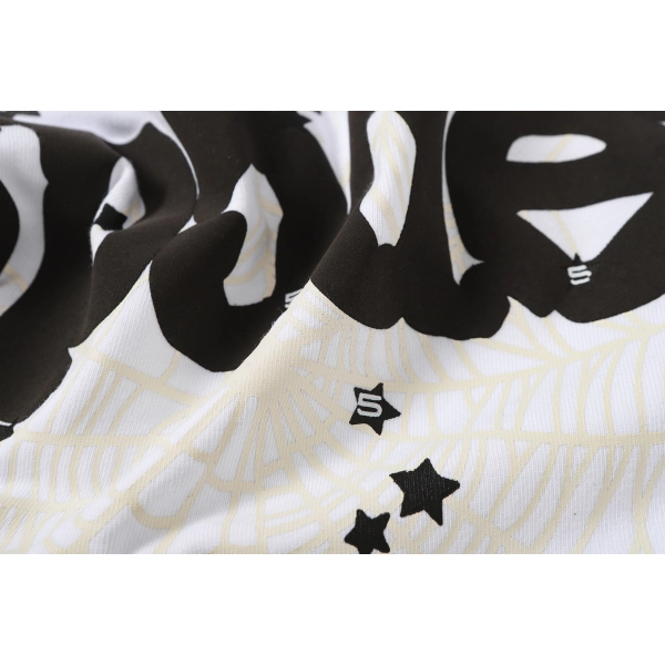 Sp5der T-Shirt T001 white  blue heart