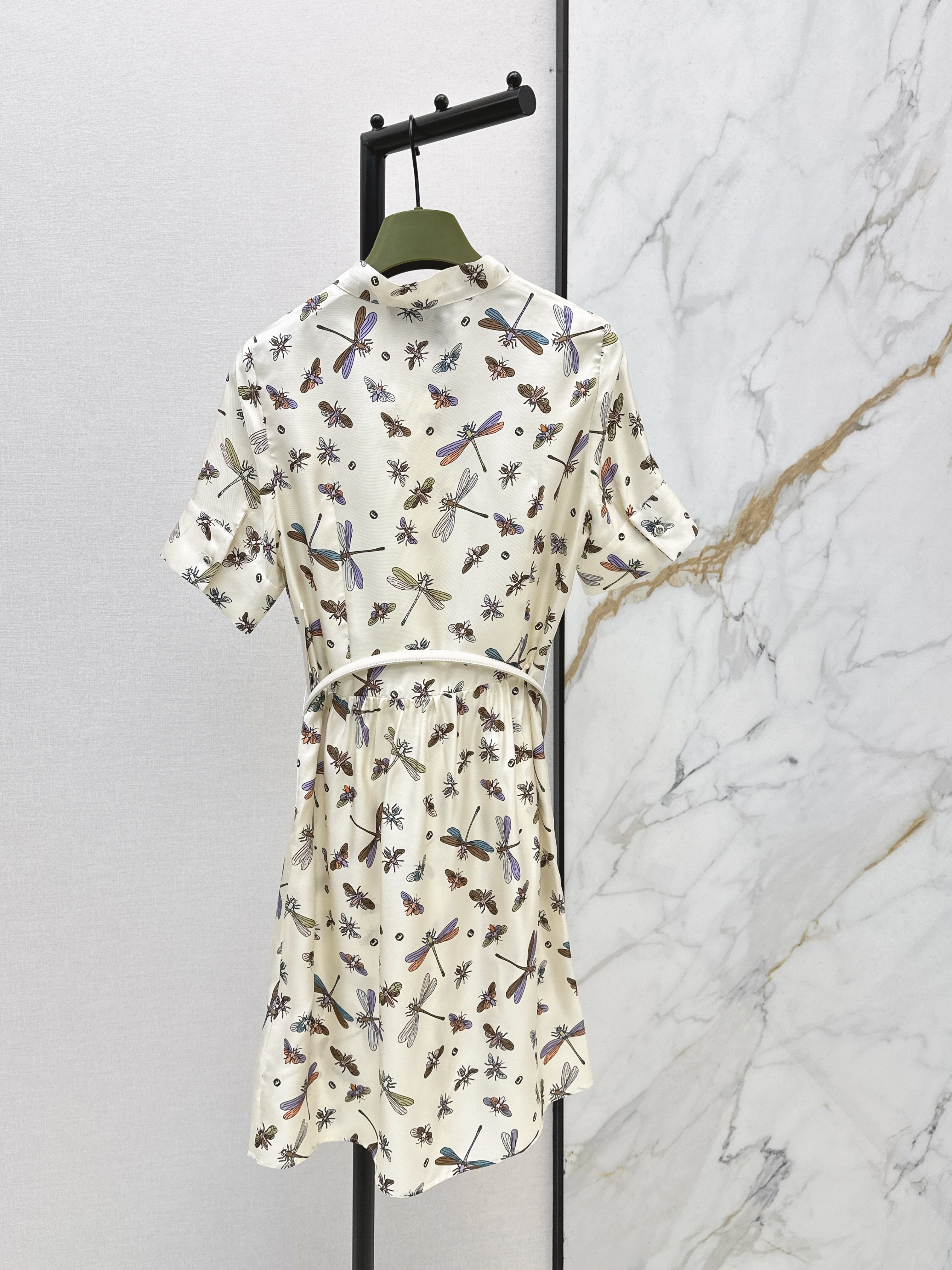 Guc New print silk dress