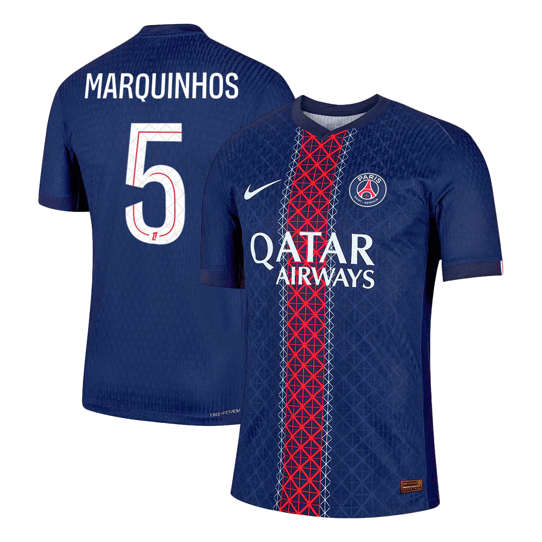 MARQUINHOS #5 PSG Home Player Version Soccer Jersey 2025/26