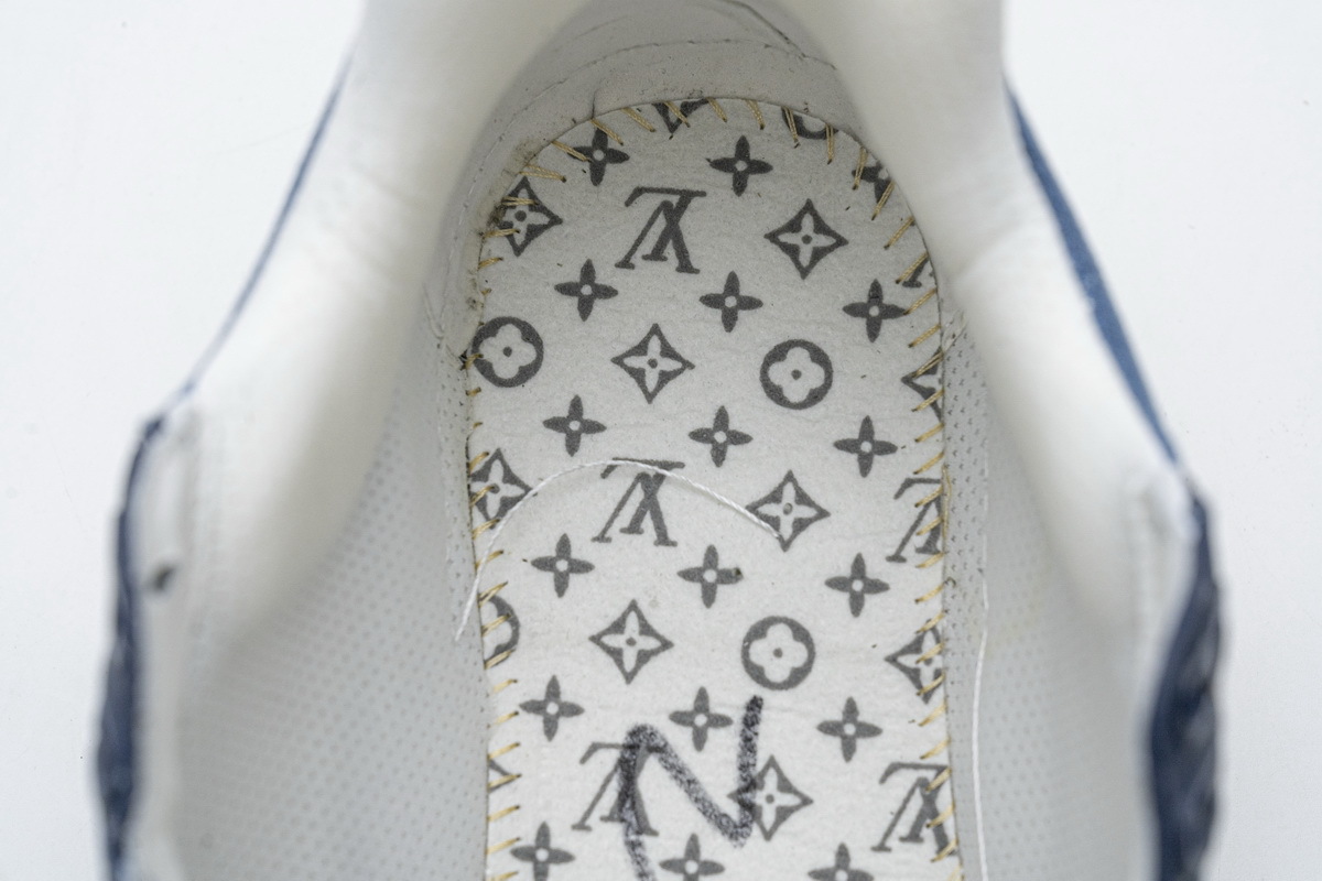Pkkicks God Batch LOUIS VUITTON 20ss Trainer Blue Denim
