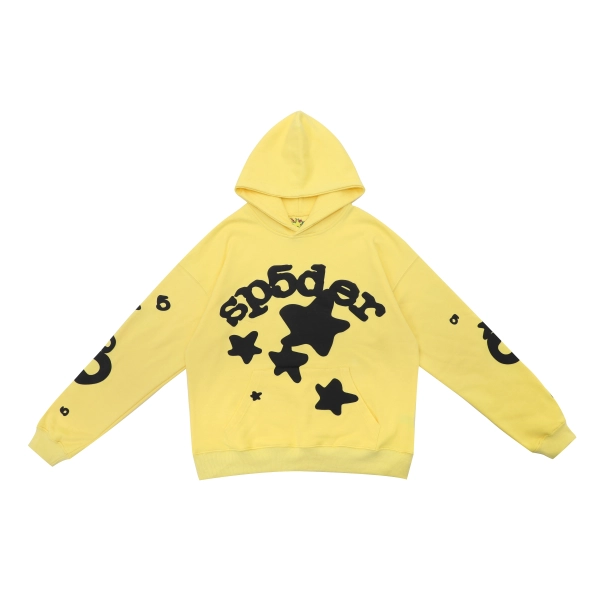 Sp5der Yellow Beluga Hoodie