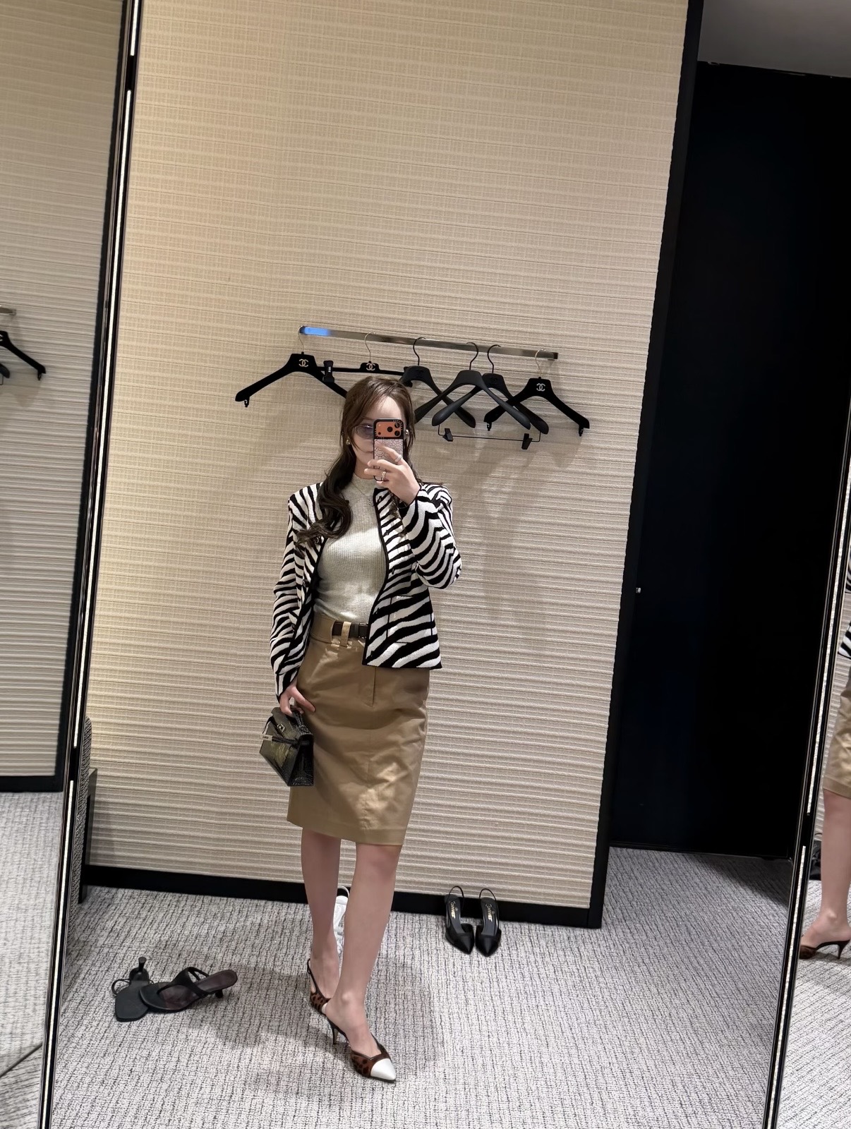 Chan New Zebra Print Cardigan