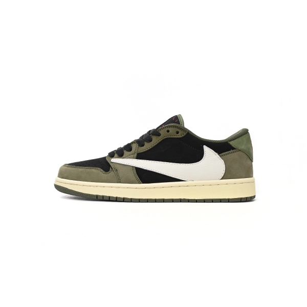 Travis Scott x Air Jordan 1 Low Green Barb CQ4277-200