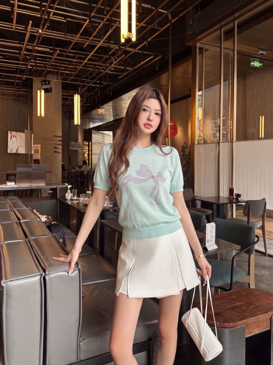 Chan New Bow-Knot Sweater
