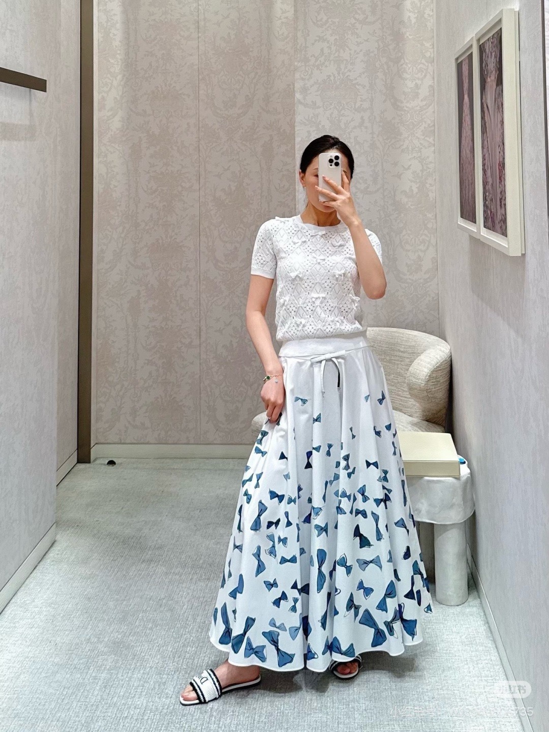 CD New printed skirt