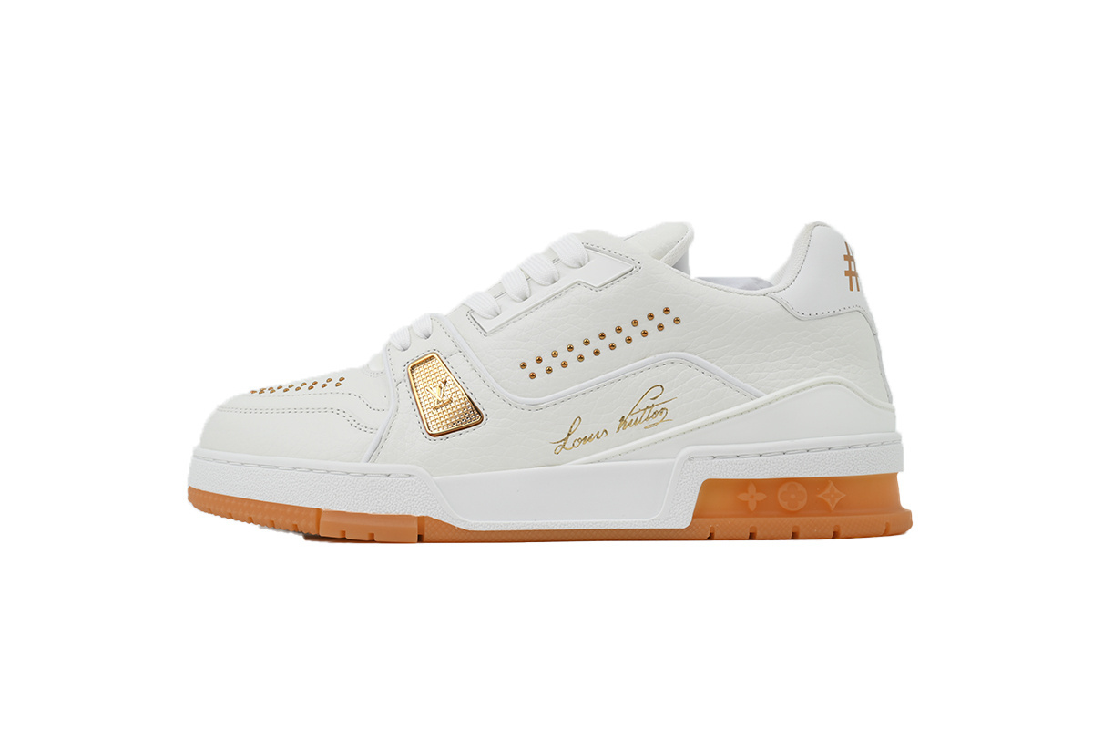 Pkkicks God Batch Louis Vuitton White Orange Rivet