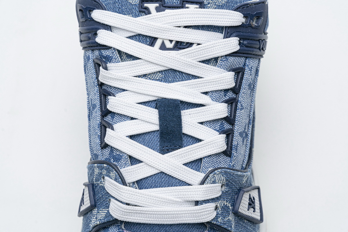 Pkkicks God Batch LOUIS VUITTON 20ss Trainer Blue Denim