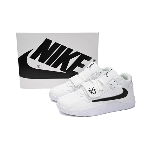 Travis Scott x Jordan Cut The Check Nice Kicks White Black FZ8117-492