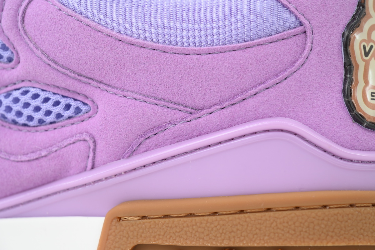 Pkkicks God Batch LOUIS VUITTON Purple And White