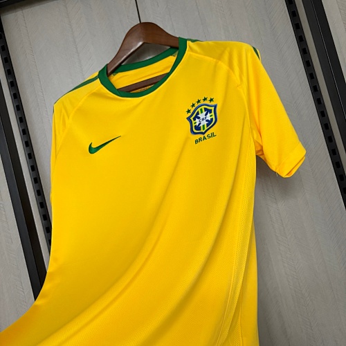 Retro Brazil 2010 Home Jersey