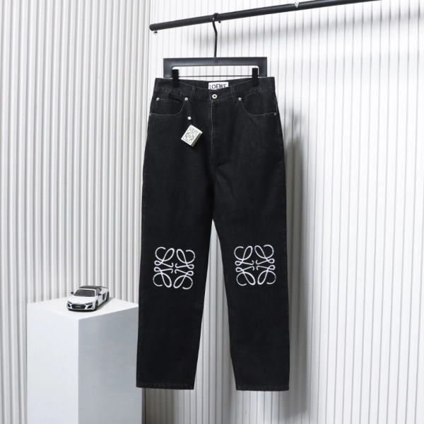 Loewe Printed Black Jeans