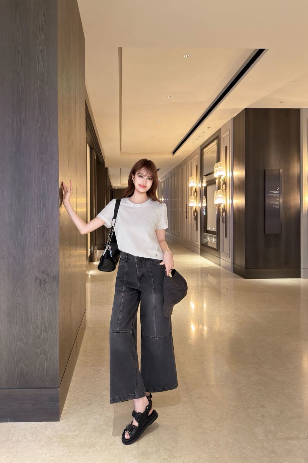 Chan New Patchwork cropped jeans