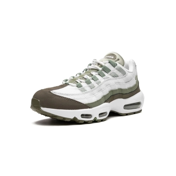 Nike Air Max 95 White Medium Olive Oil Green FD0780-100