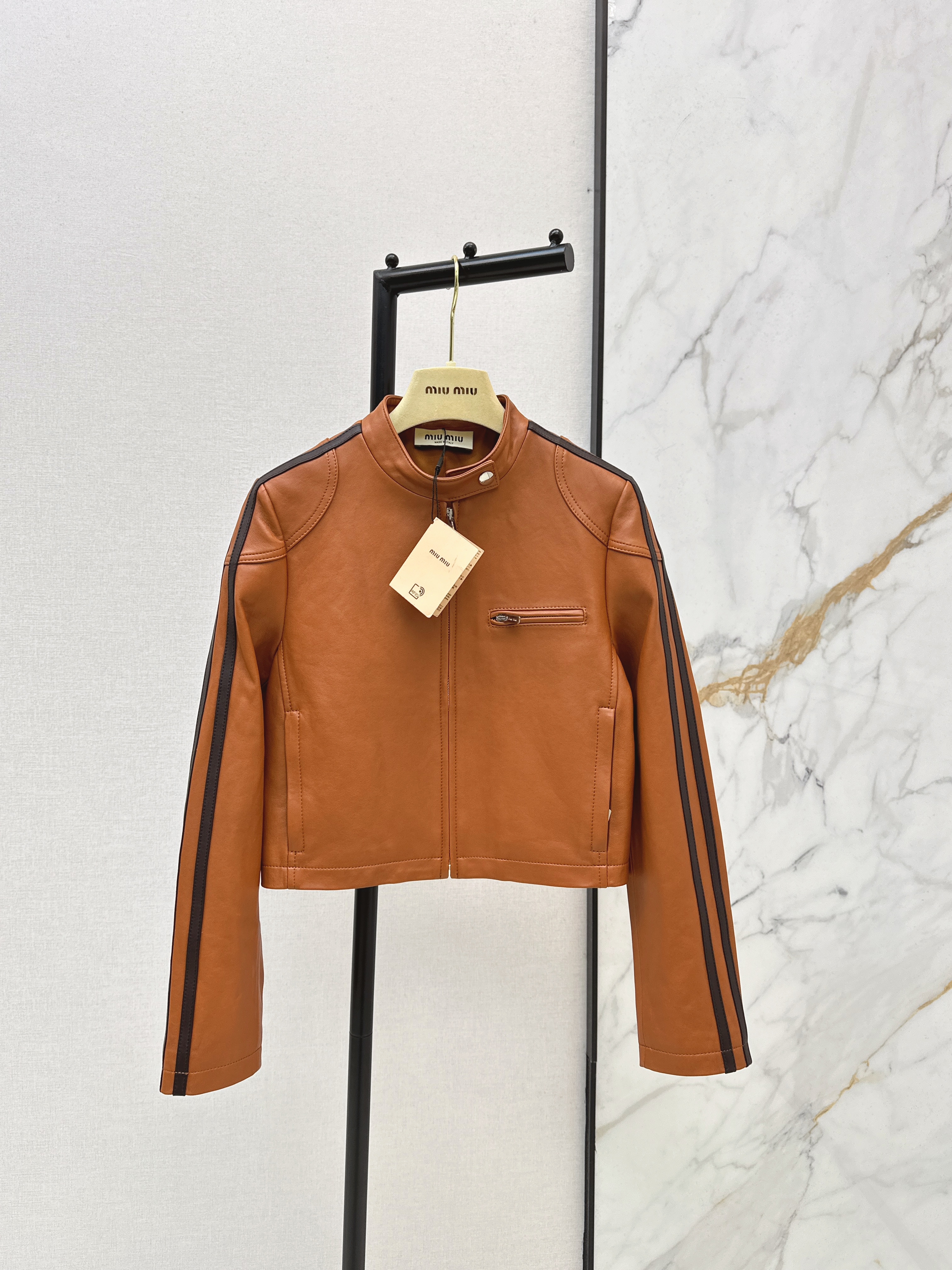 Miu New leather jacket