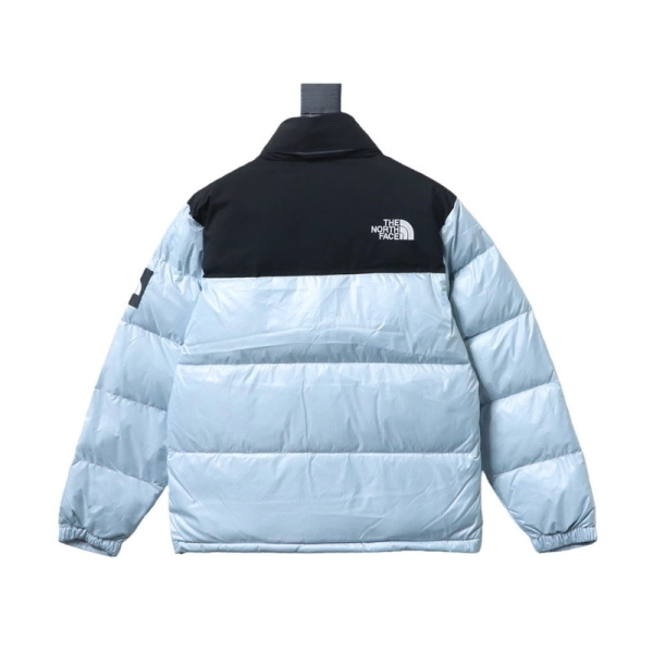 TheNorthFace Large checkered down jacket 'Blue Black'