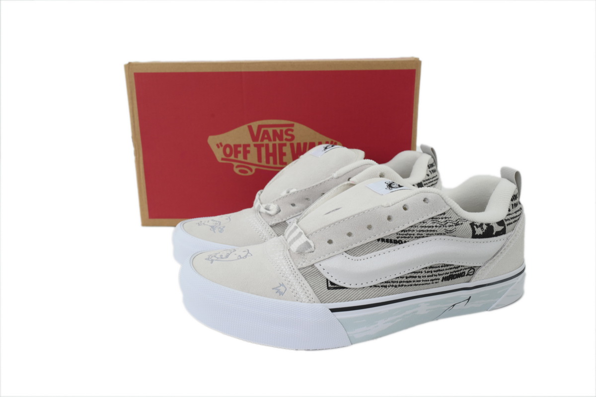Vans x HIRONO Knu Skool 'White Black' VN000CS0BHD