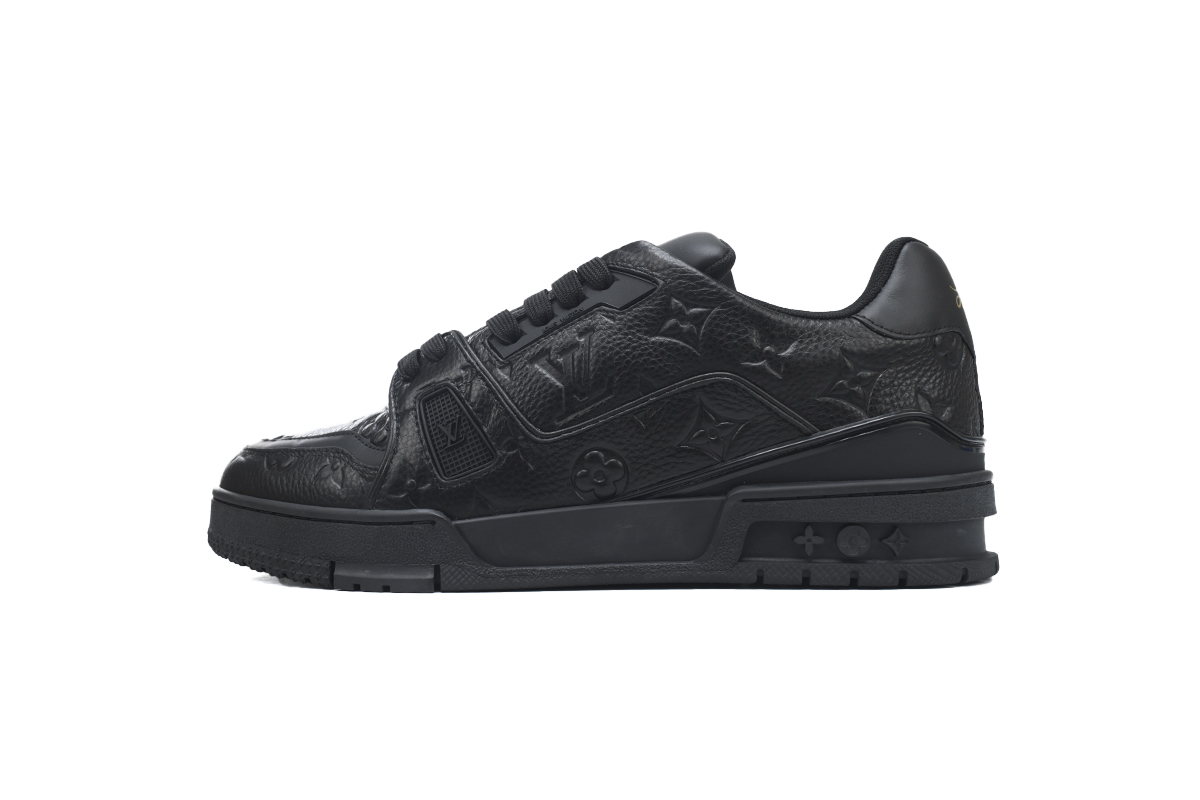 Pkkicks God Batch Louis Vuitton Trainer Black 1A7WET