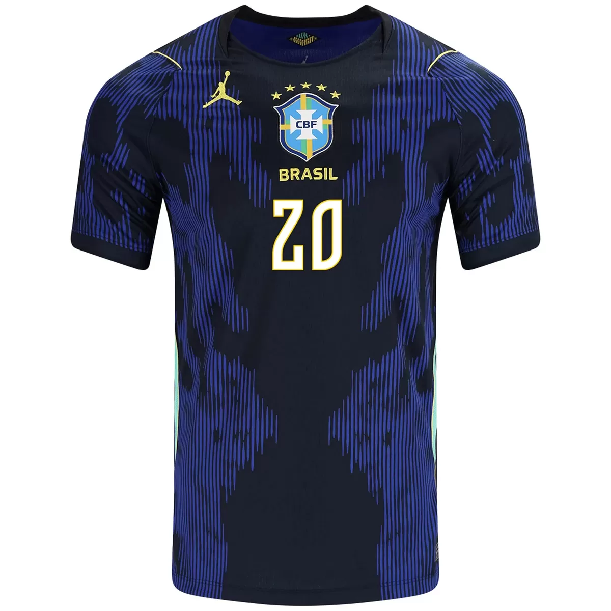 Estêvão #20 Brazil Away Soccer Jersey 2026 World Cup