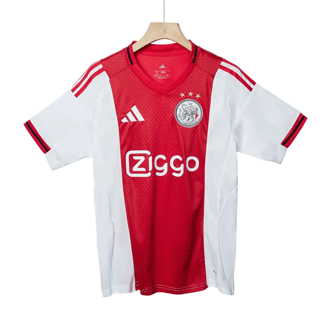 Ajax Home Soccer Jersey 2025/26 Red&White