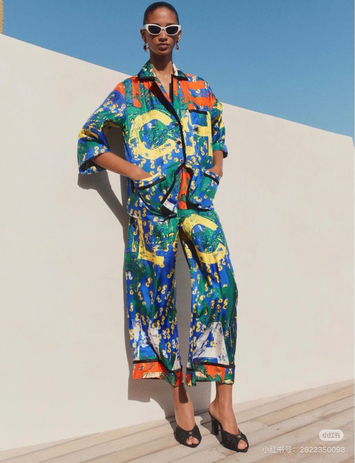 Chan New printed silk shirt