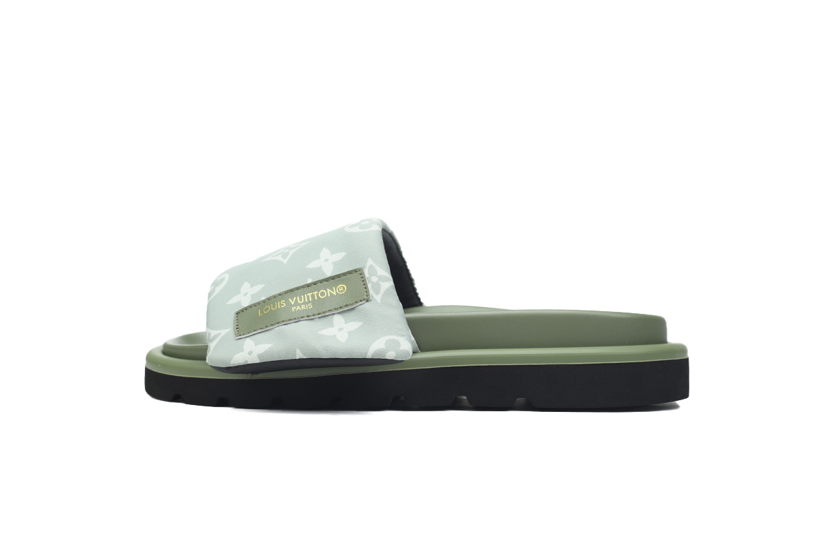 Pkkicks God Batch LOUIS VUITTON Pool Pillow Comfort Light green denim green label
