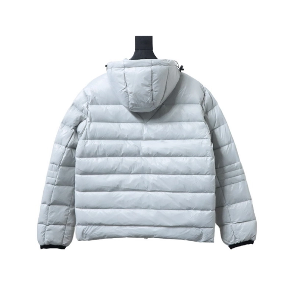 Canada Goose Puff Checkered Down Jacket White