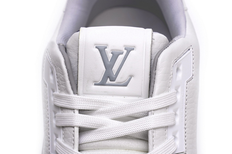 Pkkicks God Batch LOUIS VUITTON Trainer White Litchi Pattern FD0221