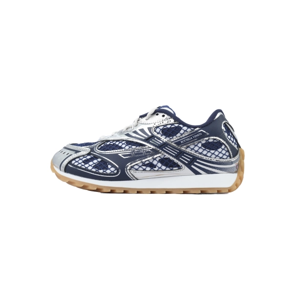 Bottega Veneta Orbit  Deep Blue Silver