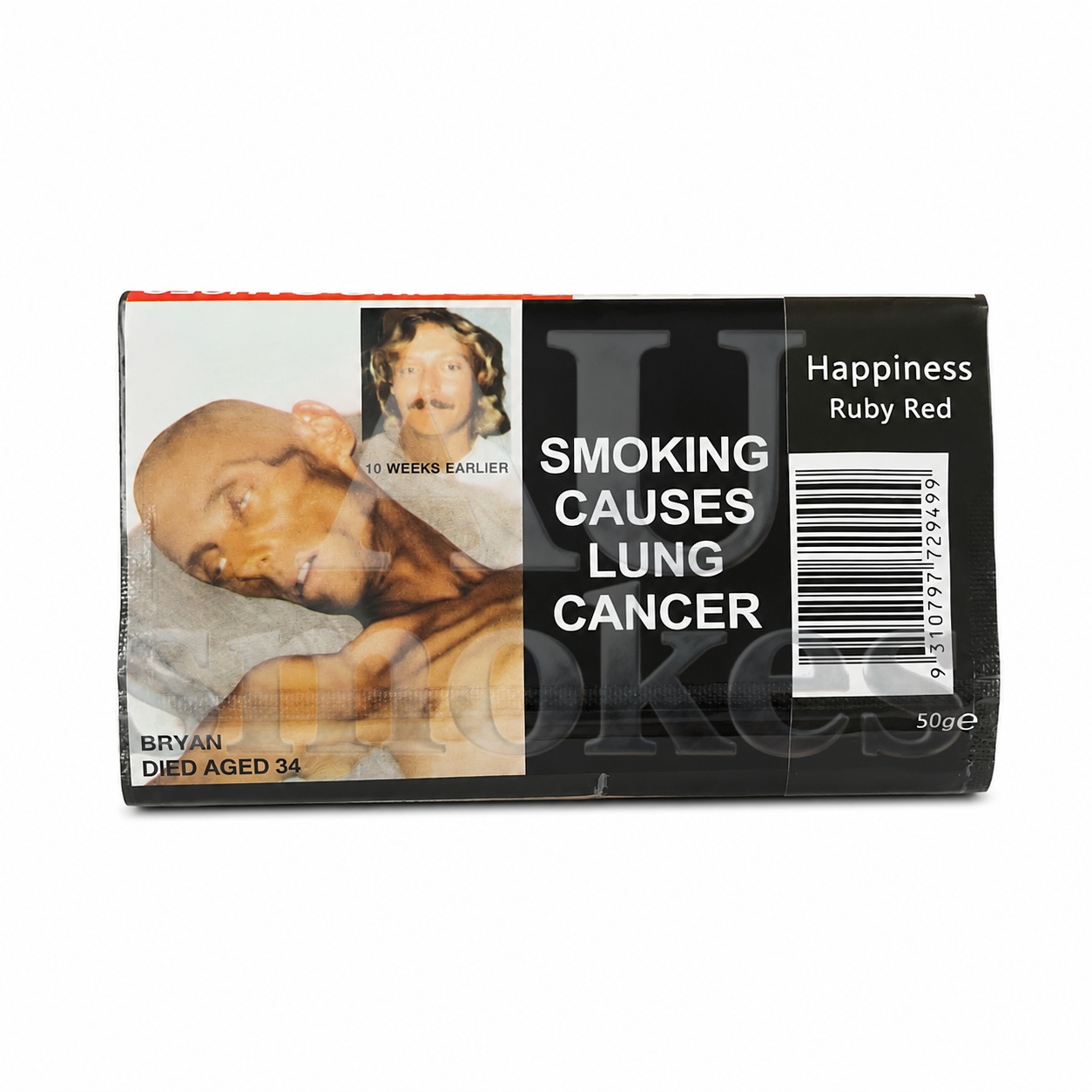 Happiness Ruby Red 50g Tobacco - AUSMOKES