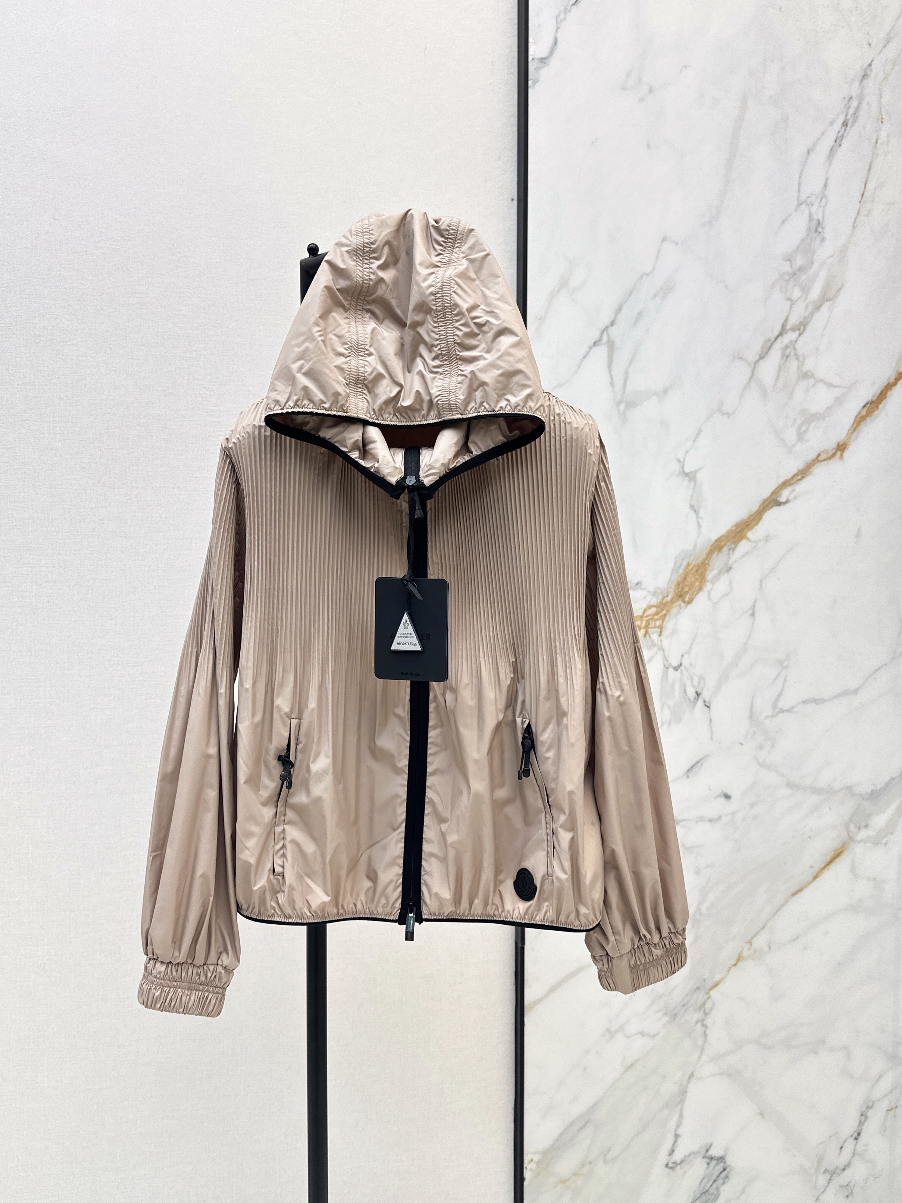 Monc New Hooded trench coat