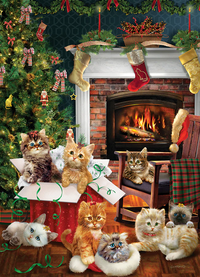 Christmas Kittens | 500 Piece