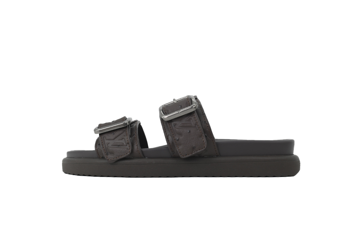 Pkkicks God Batch LOUIS VUITTON Venice Mule Shoes Coffee