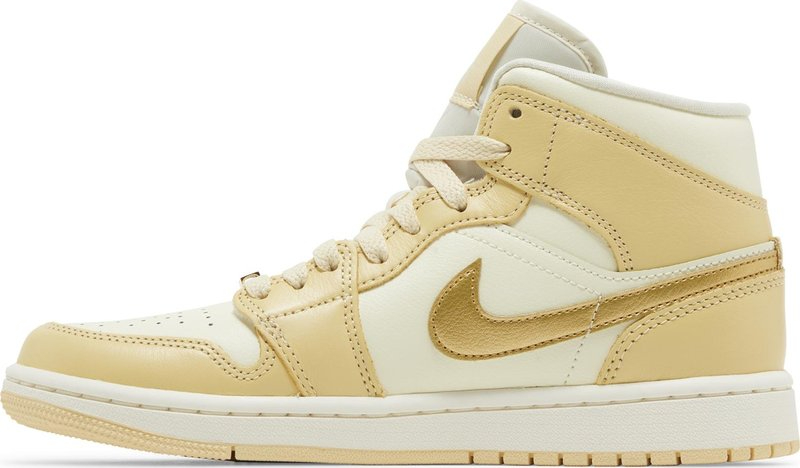 Wmns Air Jordan 1 Mid 'Pale Vanilla Gold' FB9892-200