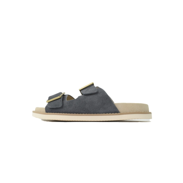 Brunello Cucinelli Suede two-strap Sandals Grey