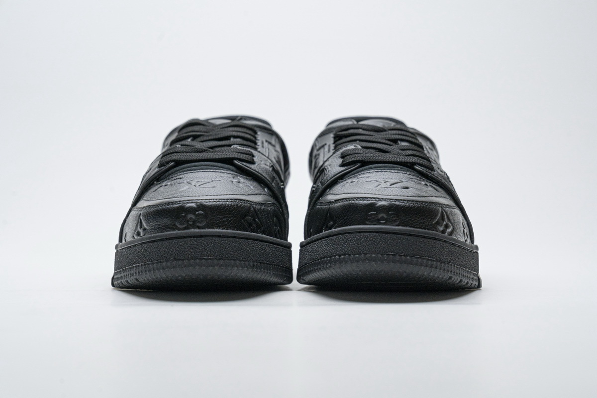 Pkkicks God Batch LOUIS VUITTON 20ss Trainer Black