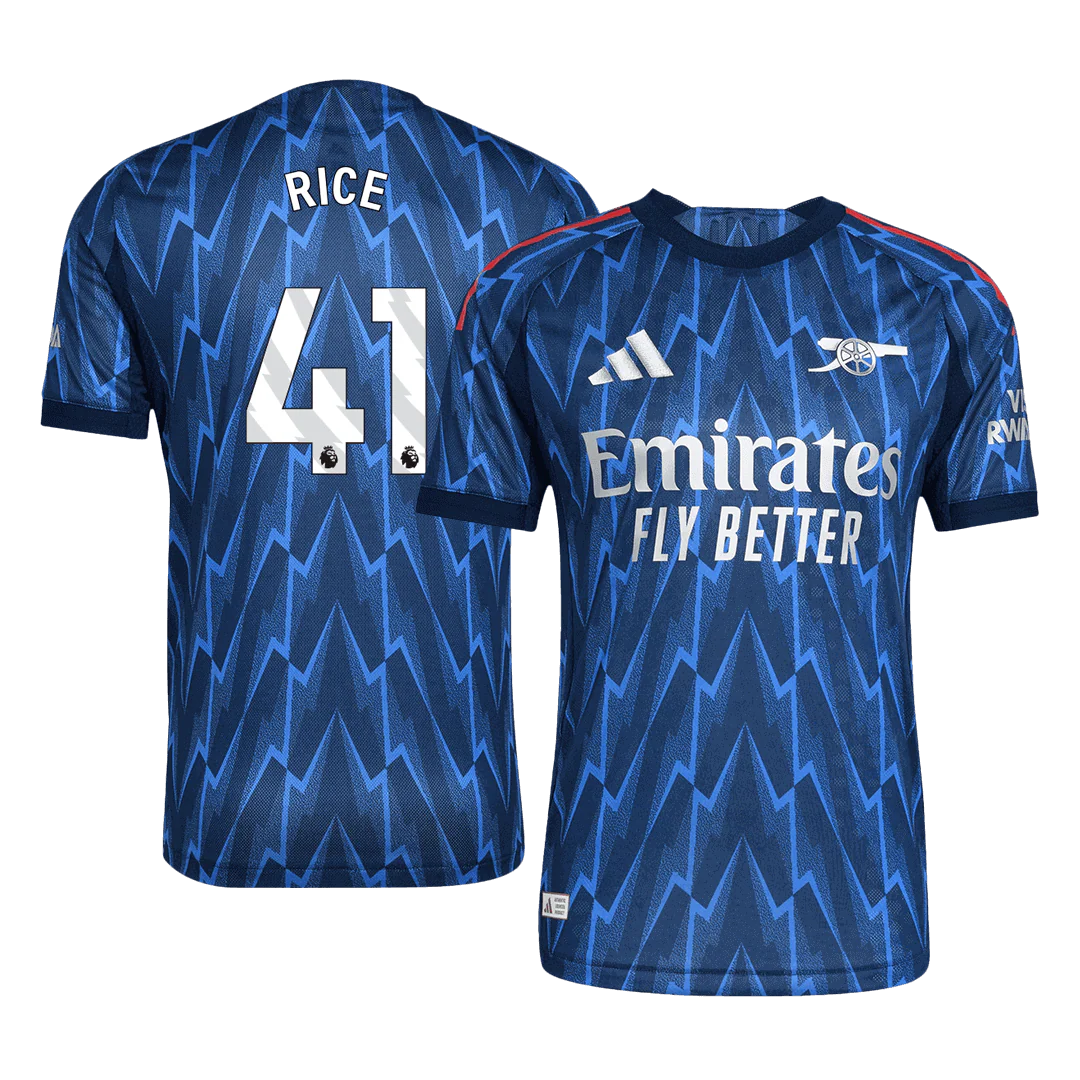 RICE #41 Arsenal Away Player Version Soccer Jersey 2025/26