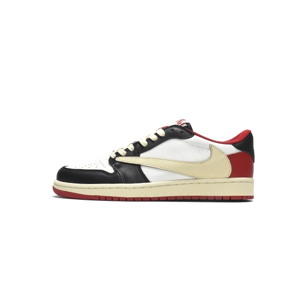 Travis Scott x Air Jordan 1 Low Black Red DM7866-166